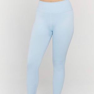 New PINK VS Spiritual Gangster Blue Leggings M/L